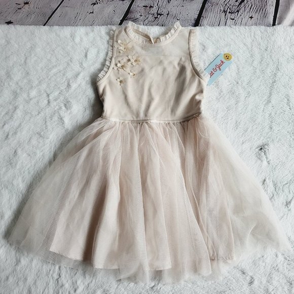 Cat & Jack, Girls' Floral Dress, 3KIDJ-V - Picture 2 of 5